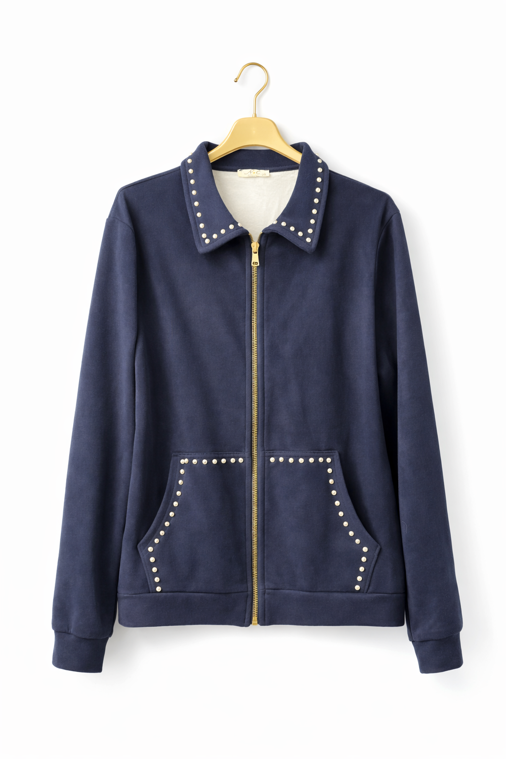 SUDADERA TACHAS MARINO