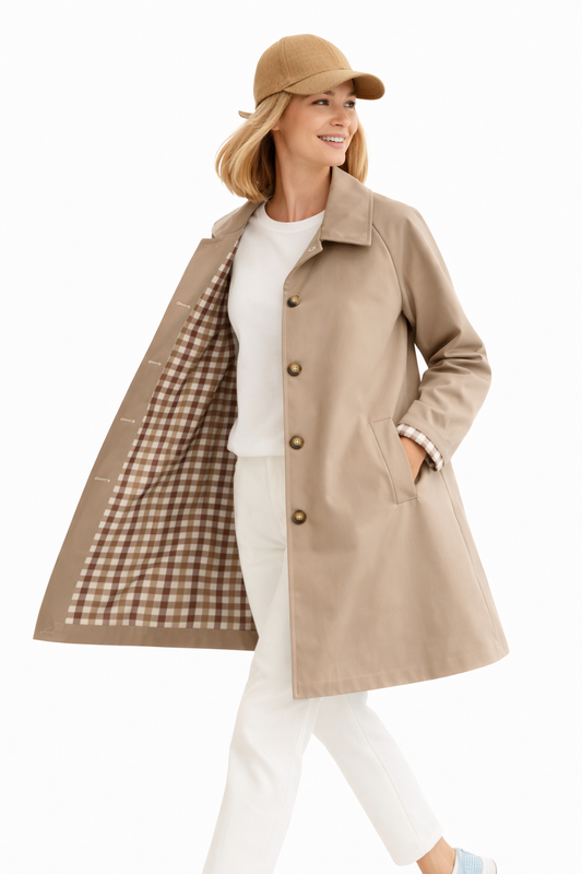 GABARDINA VICTORIA CAMEL