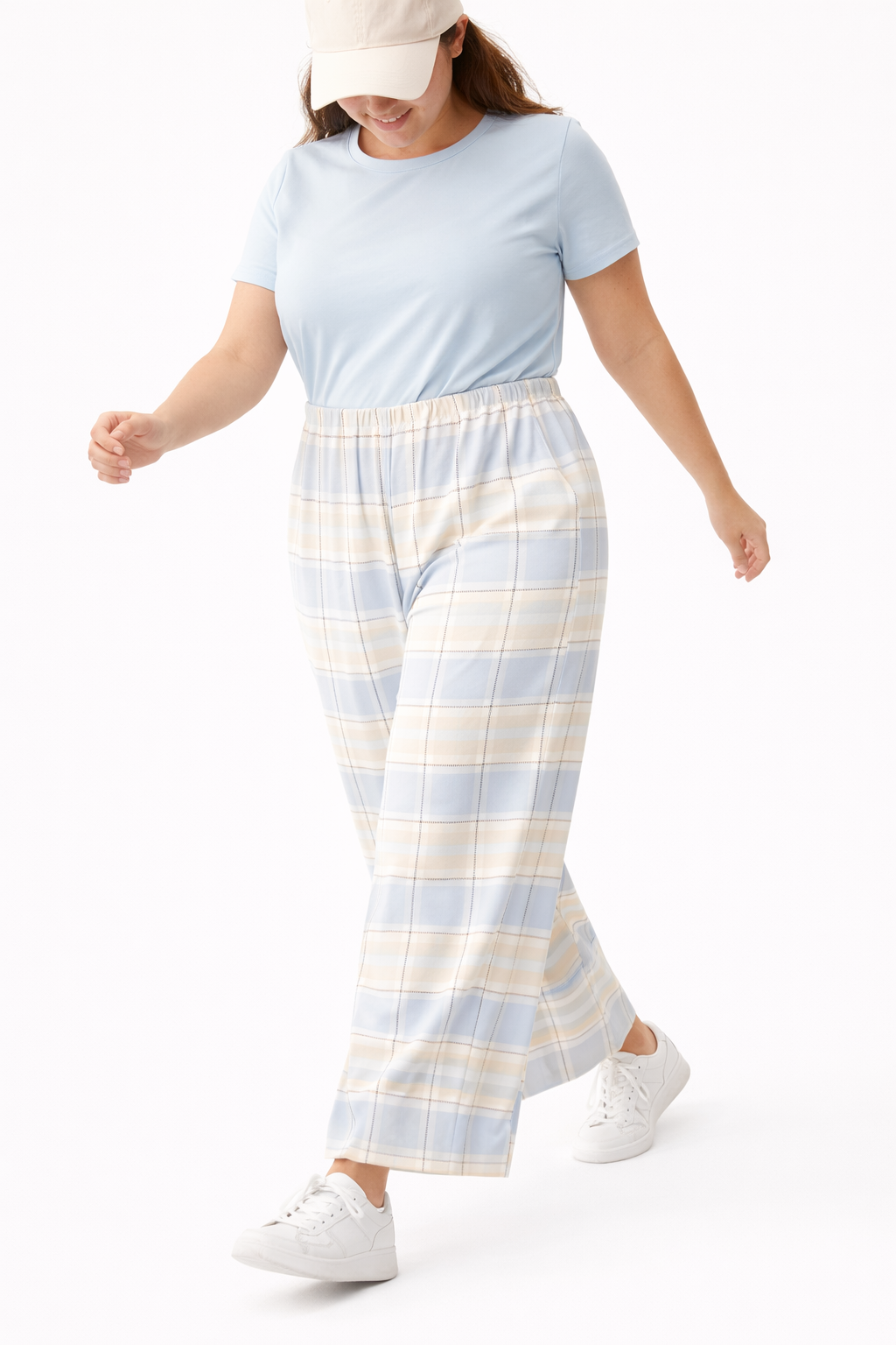 PANTALON PASTEL CREMA