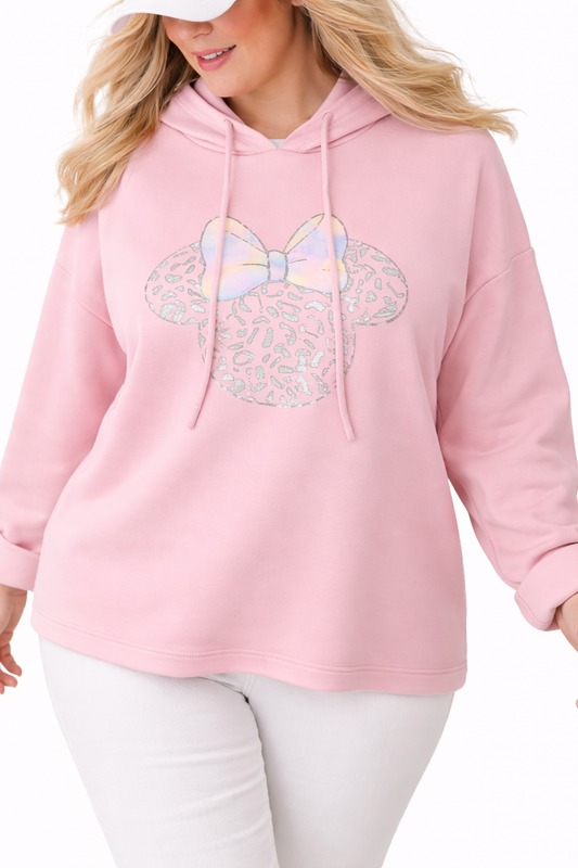 SUDADERA MINI ROSA