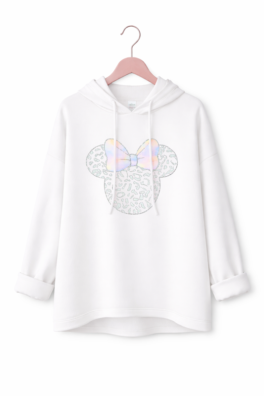 SUDADERA MINI BLANCA
