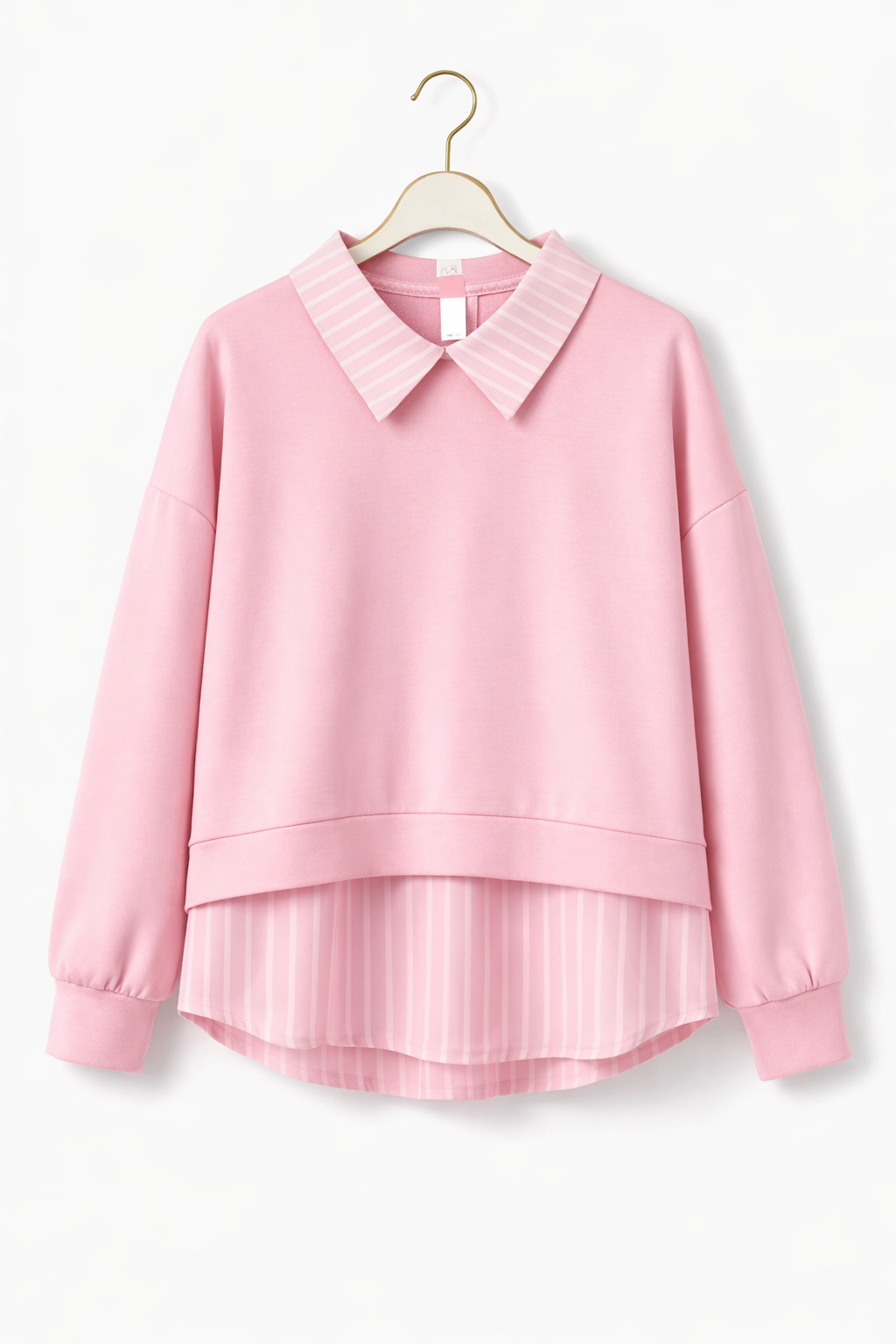 SUDADERA COLLEGE ROSA