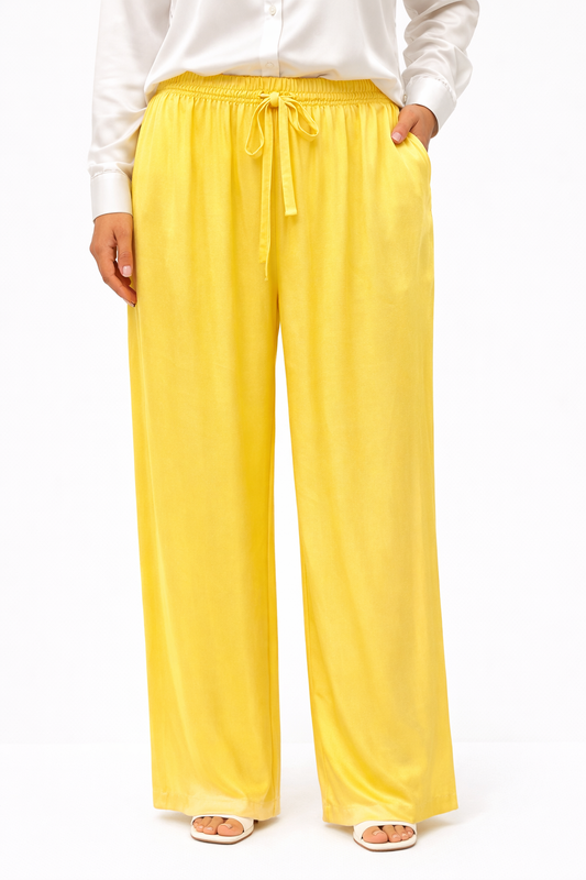 PANTALON SATEN BASICO YELLOW
