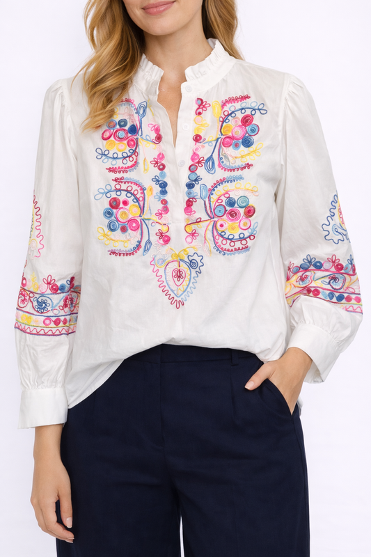 BLUSA LAGUNA BORDADA