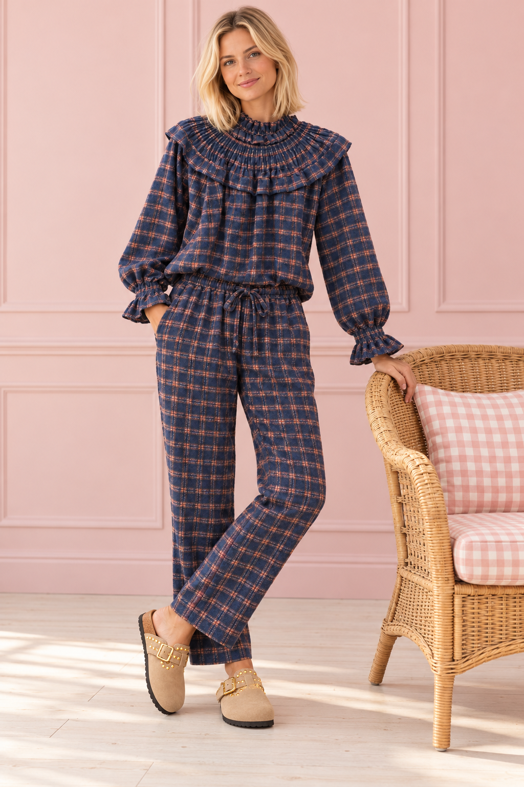 CONJUNTO AGUSTINA AZUL MARINO