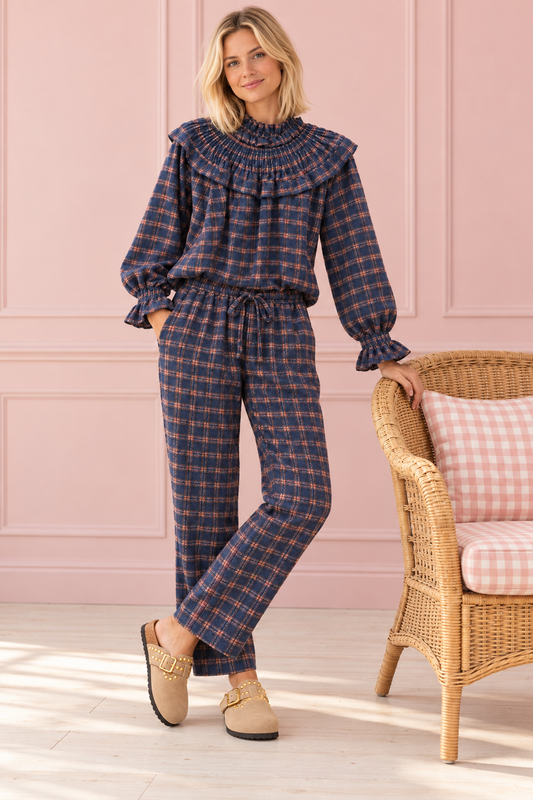 CONJUNTO AGUSTINA AZUL MARINO