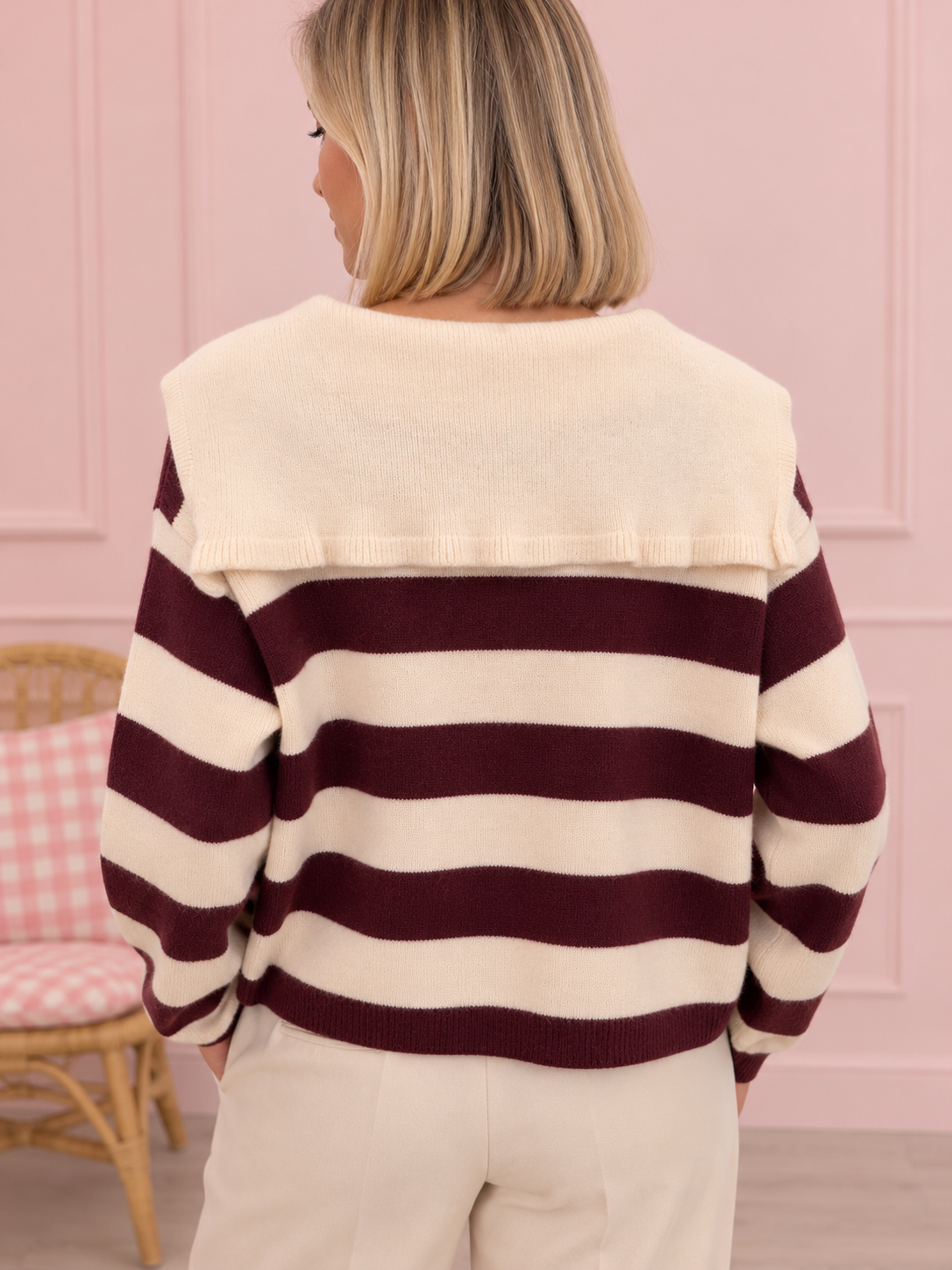 CARDIGAN PATRICIA RAYAS VINO