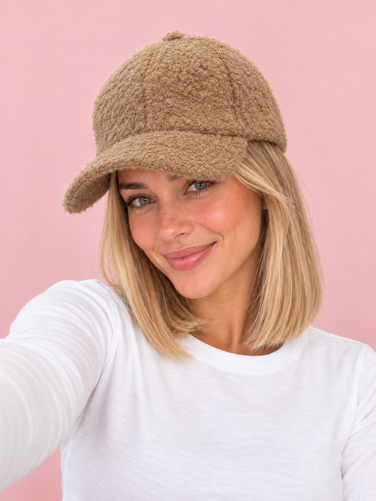 GORRA PELUCHE CAMEL