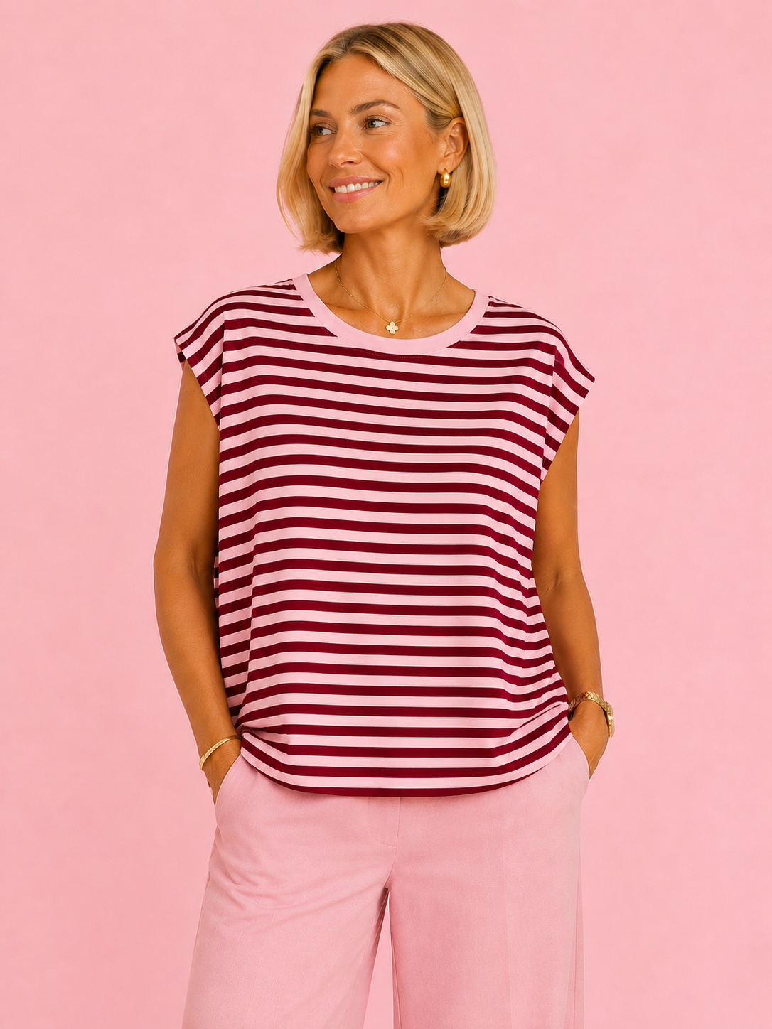 CAMISETA LADY ROSA&ROJA