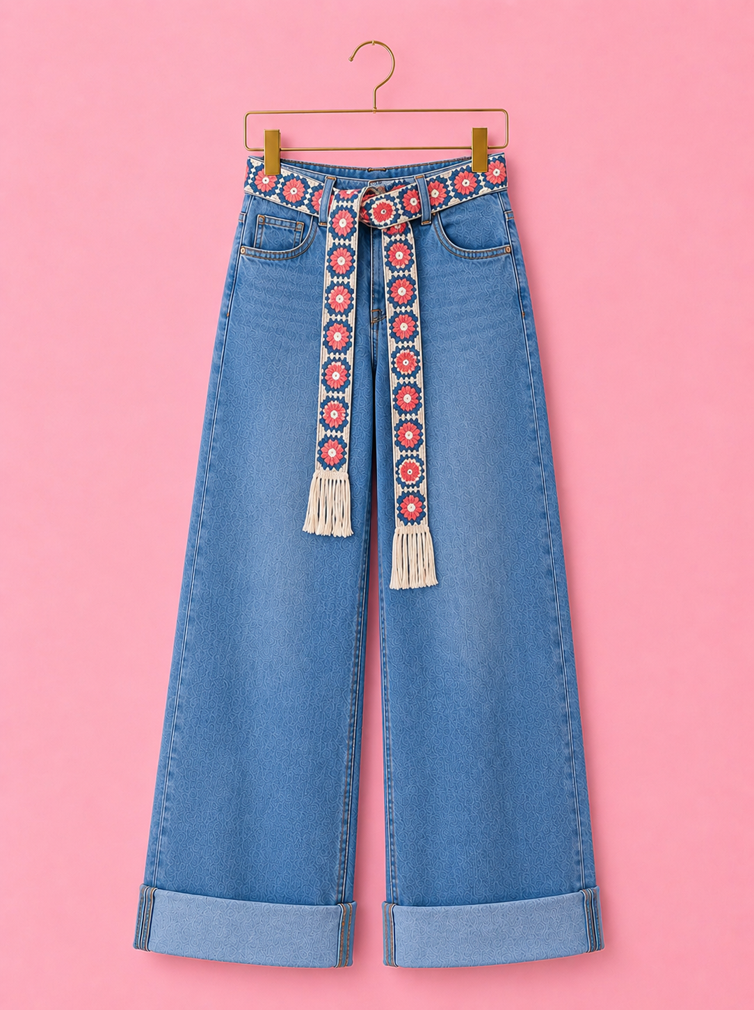 JEANS CROCHET BLUE