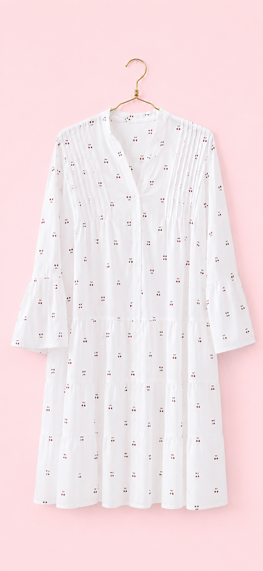VESTIDO CHERRY BLOSSOM BLANCO